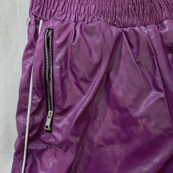 NWOT~ Boohooman Limited Edition 100% polyester purple pants - Picture 10 of 11